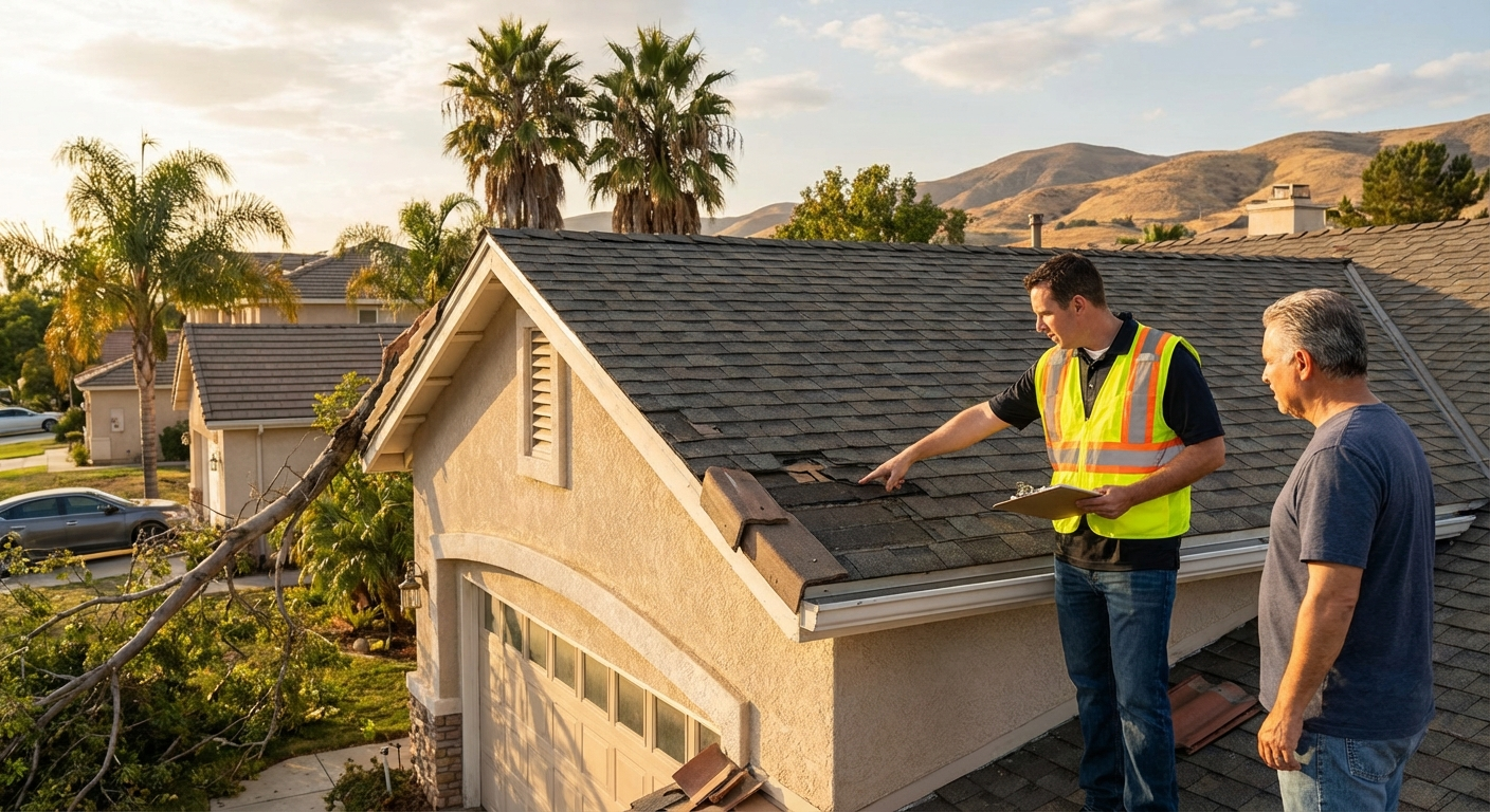 california home insurance roof damage claims - California insurance guide
